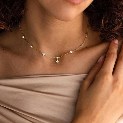 Flower Charms Necklace