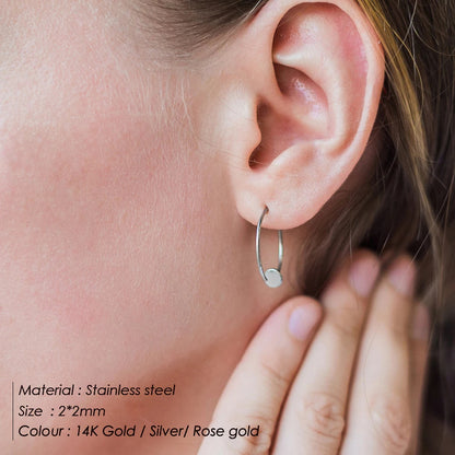 The Amara Pearl Hoop Earrings