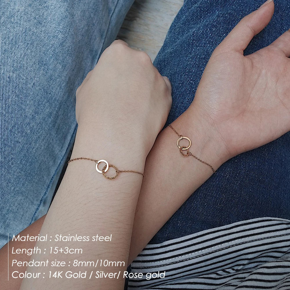 Double Circle Simple Bracelet