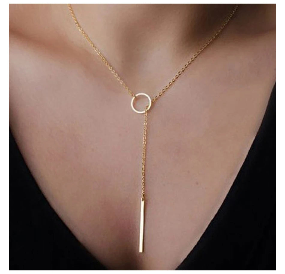 Ring Drop Necklace