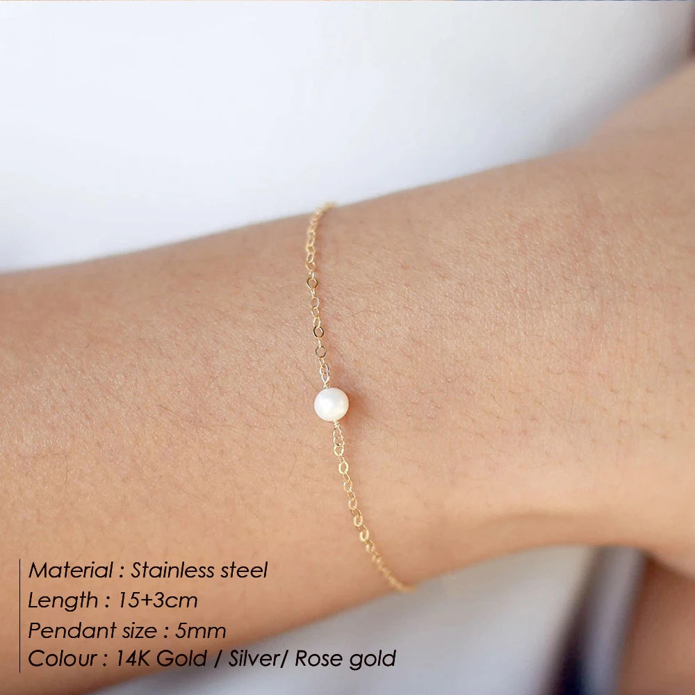 The Celeste Pearl Bracelet