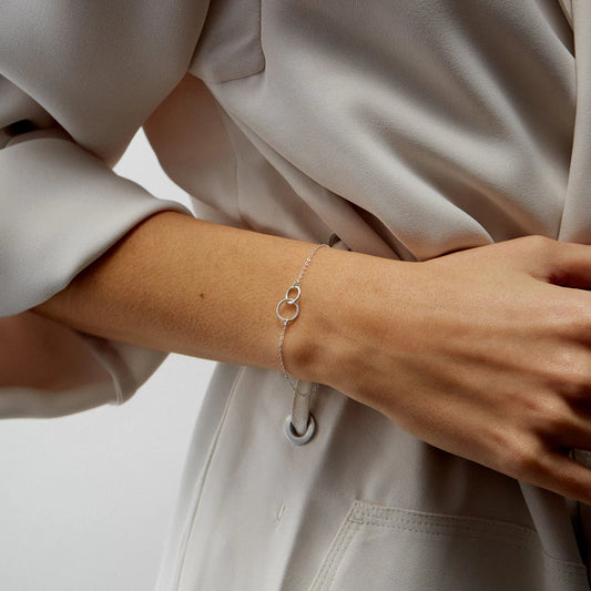 Double Circle Simple Bracelet