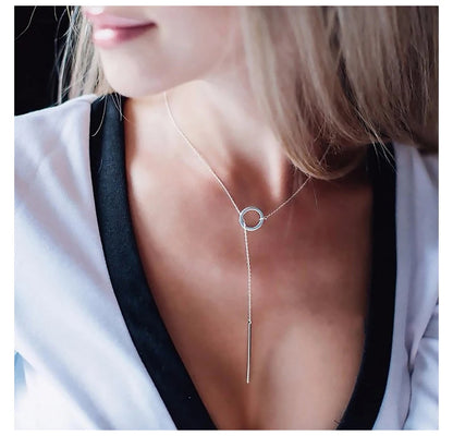Ring Drop Necklace