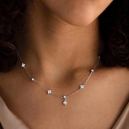 Flower Charms Necklace