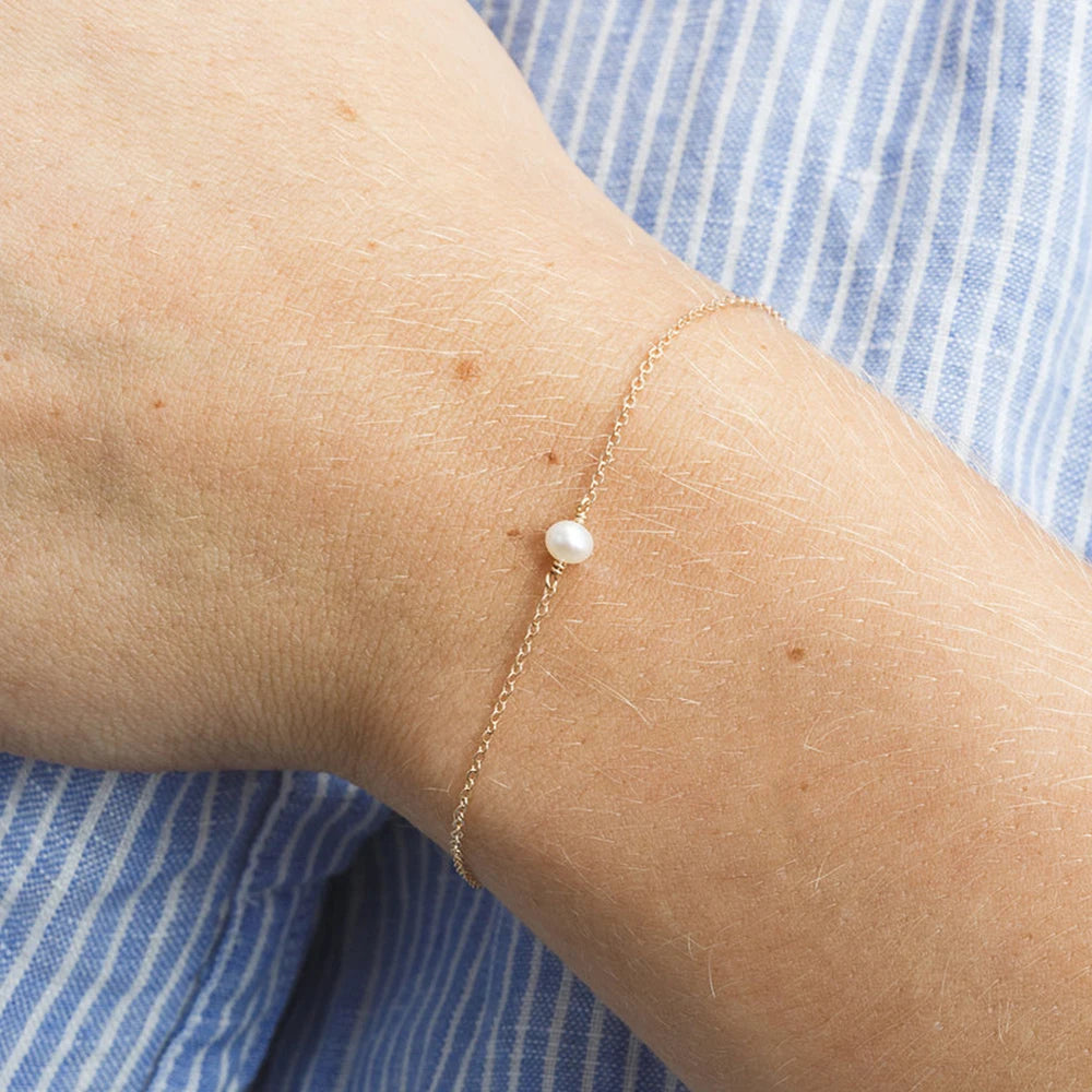 The Celeste Pearl Bracelet