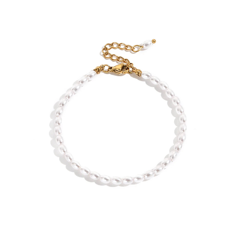 The Camille Pearl Strand Bracelet