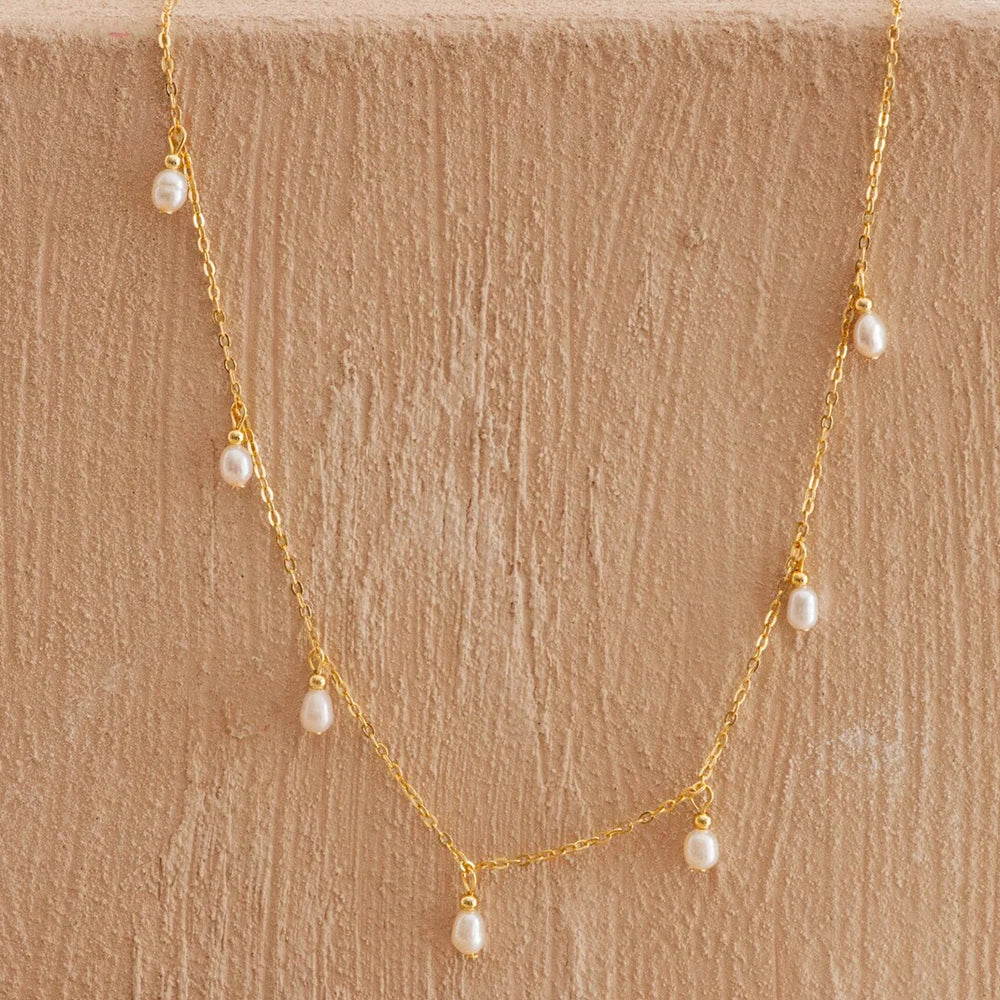 The Colette Pearl Station Necklace