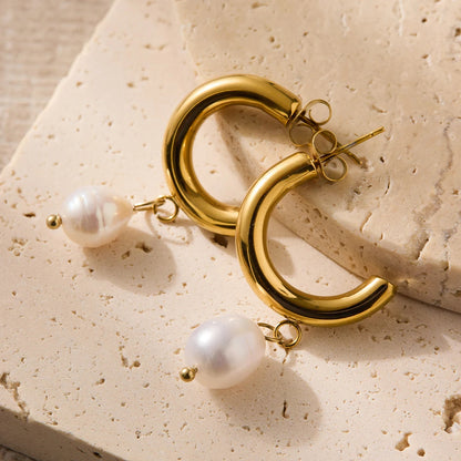 Essential Pearl Hoop