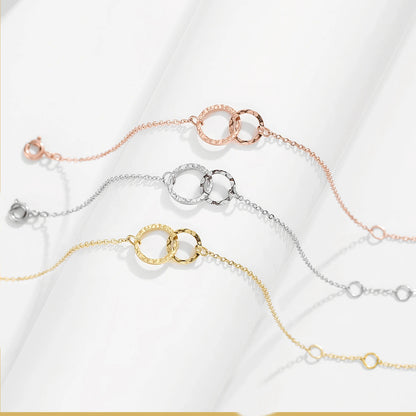 Double Circle Simple Bracelet