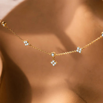 Flower Charms Necklace