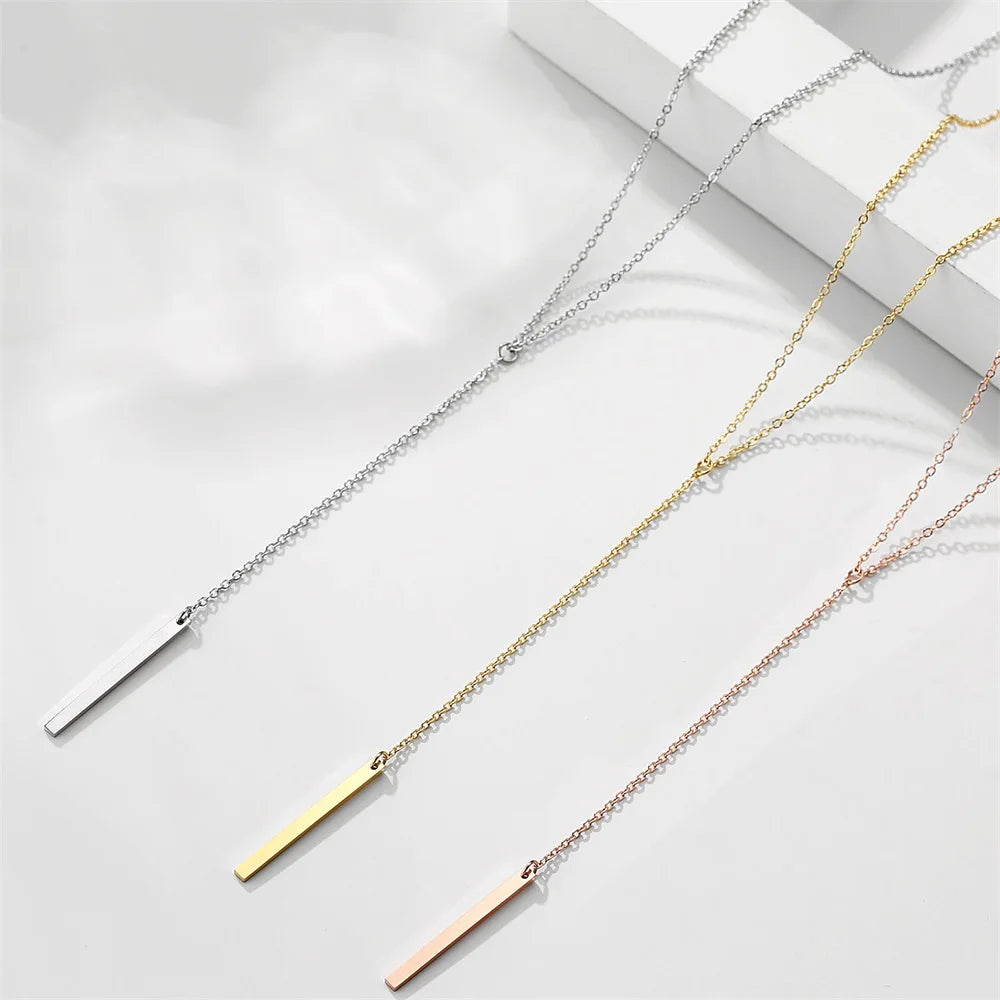 The Drop Bar Necklace