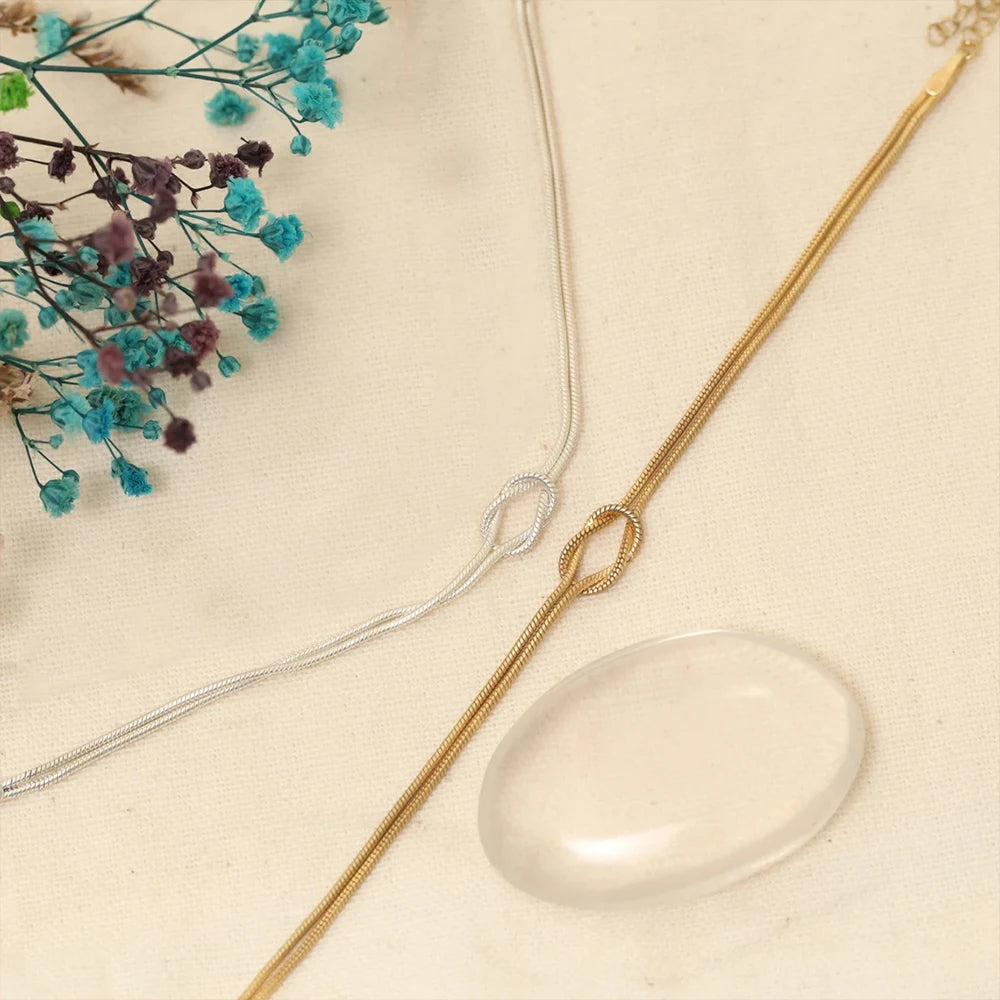 Snake Chain Knotted Bracelet
