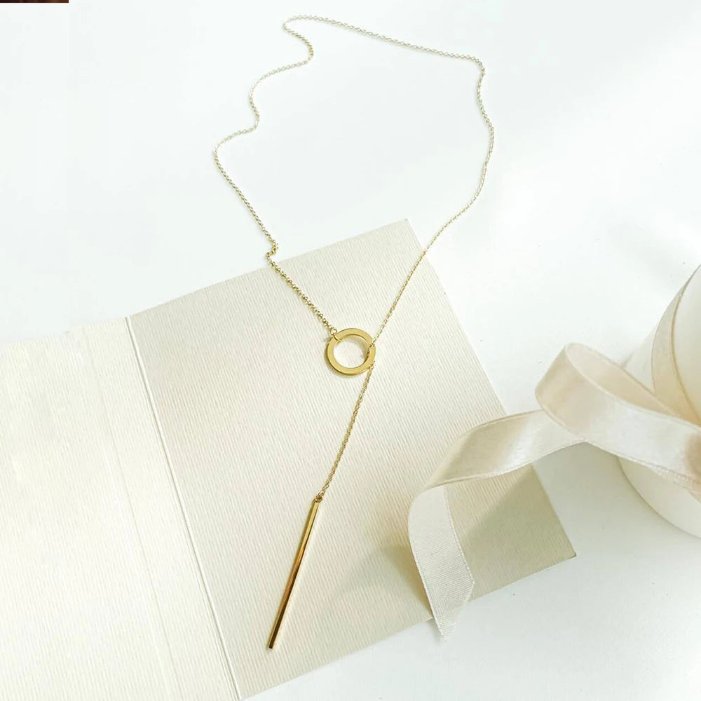 Ring Drop Necklace