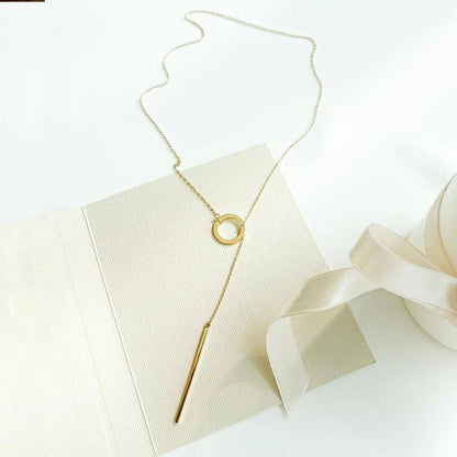Ring Drop Necklace
