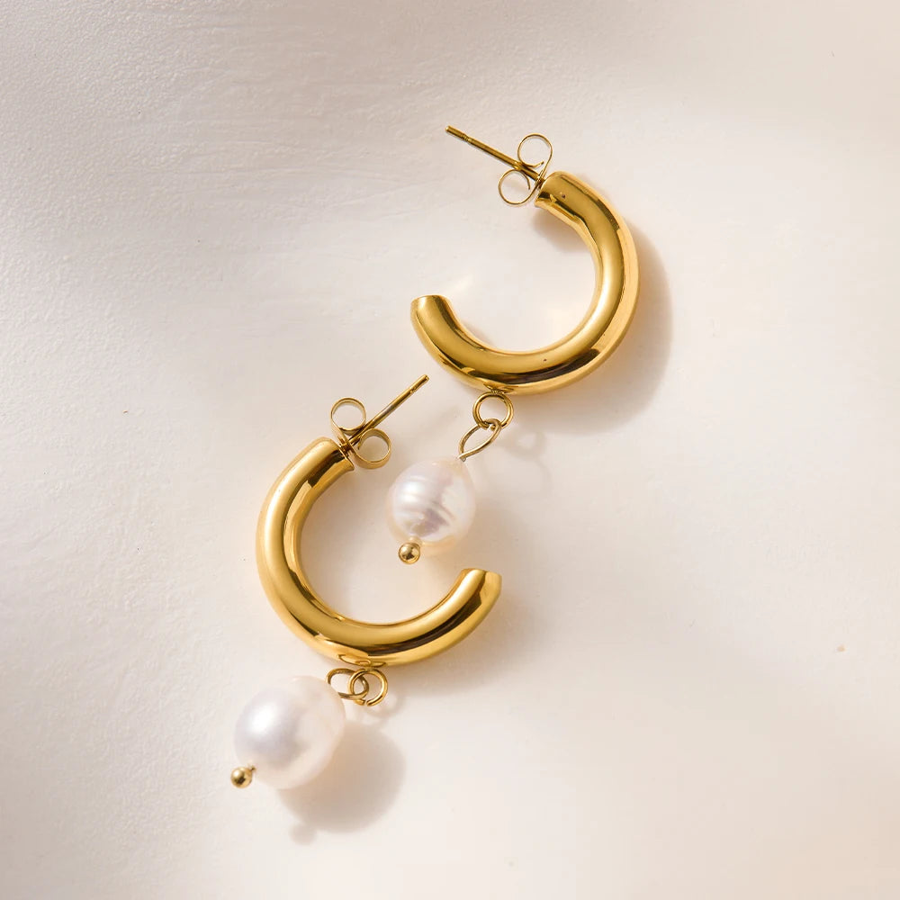 Essential Pearl Hoop