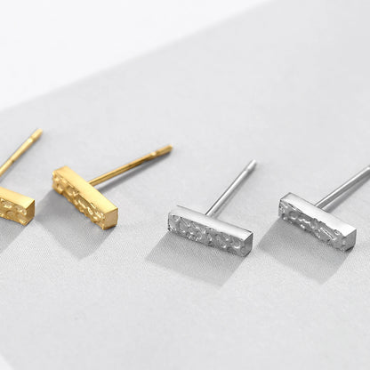 Hammered Stick Small Earring