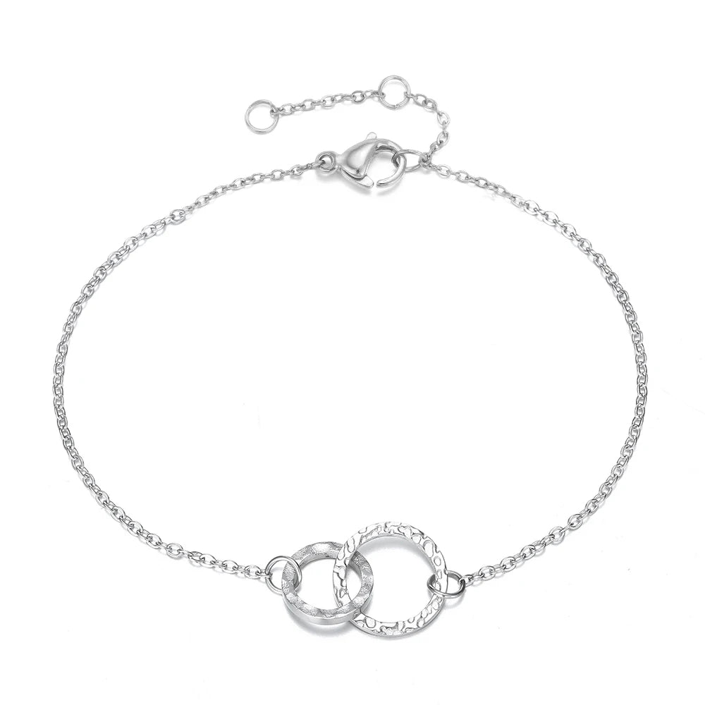 Double Circle Simple Bracelet