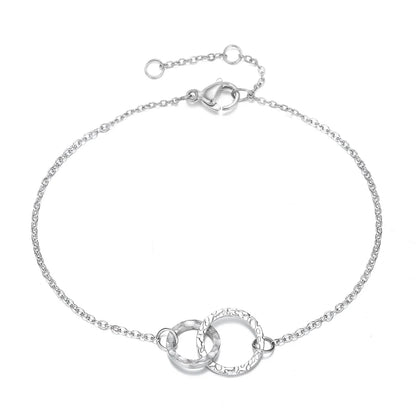 Double Circle Simple Bracelet