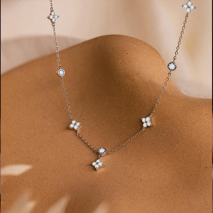 Flower Charms Necklace