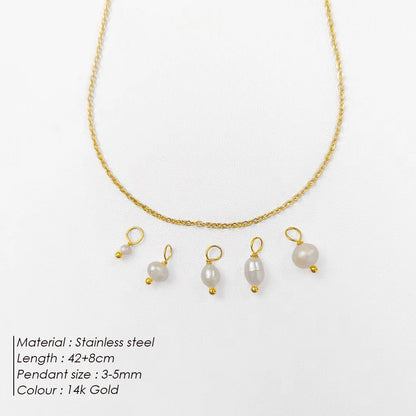 The Anaïs Pearl Drop Necklace