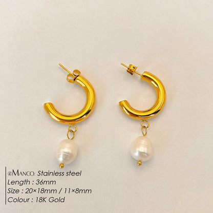 Essential Pearl Hoop