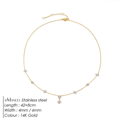 Flower Charms Necklace