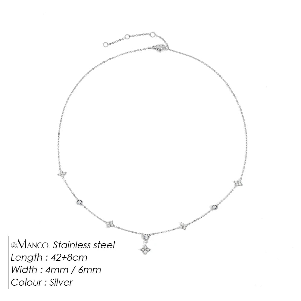 Flower Charms Necklace