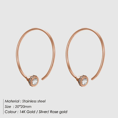 The Amara Pearl Hoop Earrings