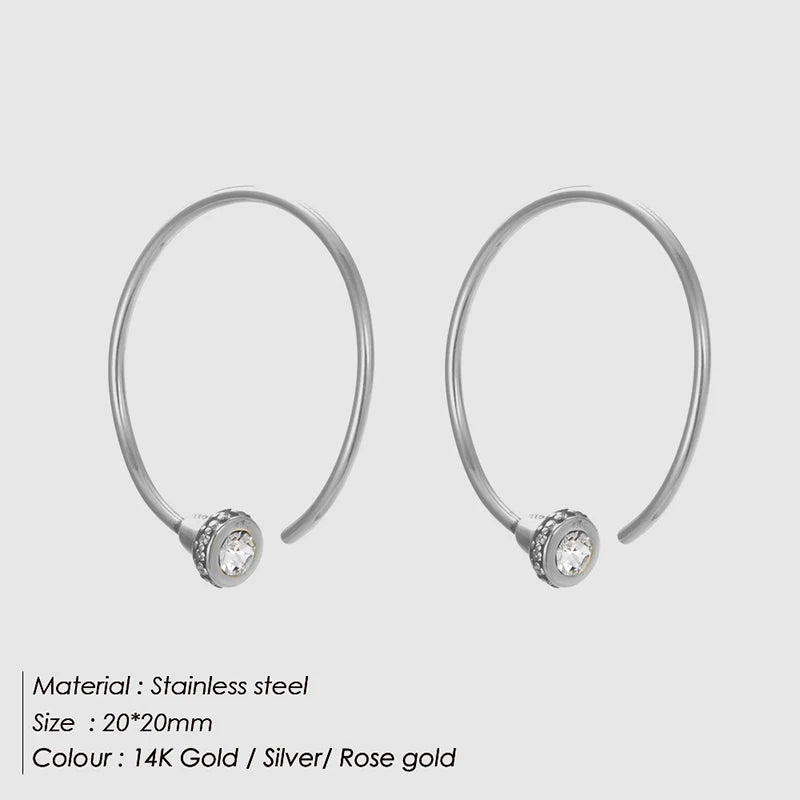 The Amara Pearl Hoop Earrings