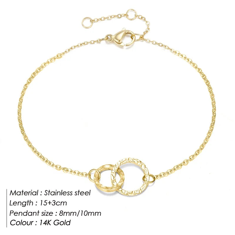 Double Circle Simple Bracelet
