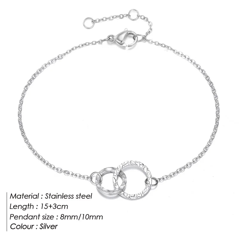 Double Circle Simple Bracelet