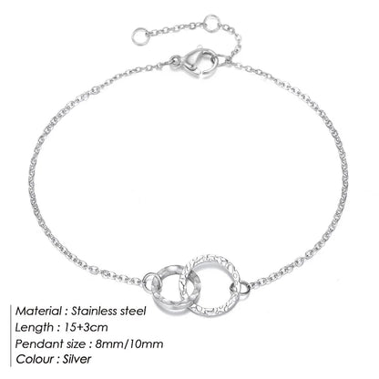 Double Circle Simple Bracelet