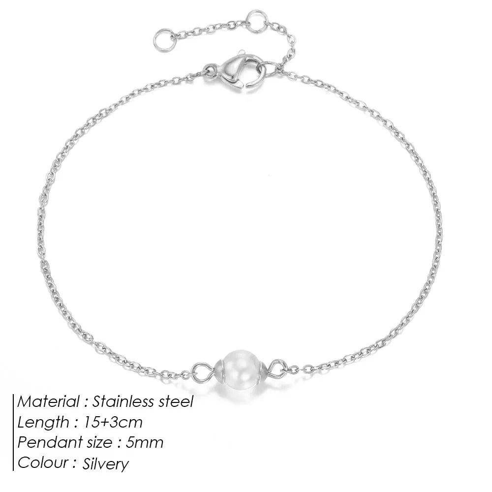 The Celeste Pearl Bracelet