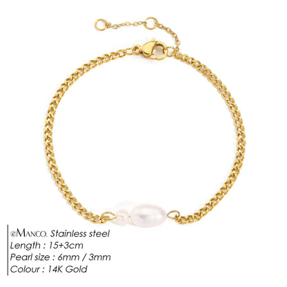 The Solène Pearl Cuff Bracelet