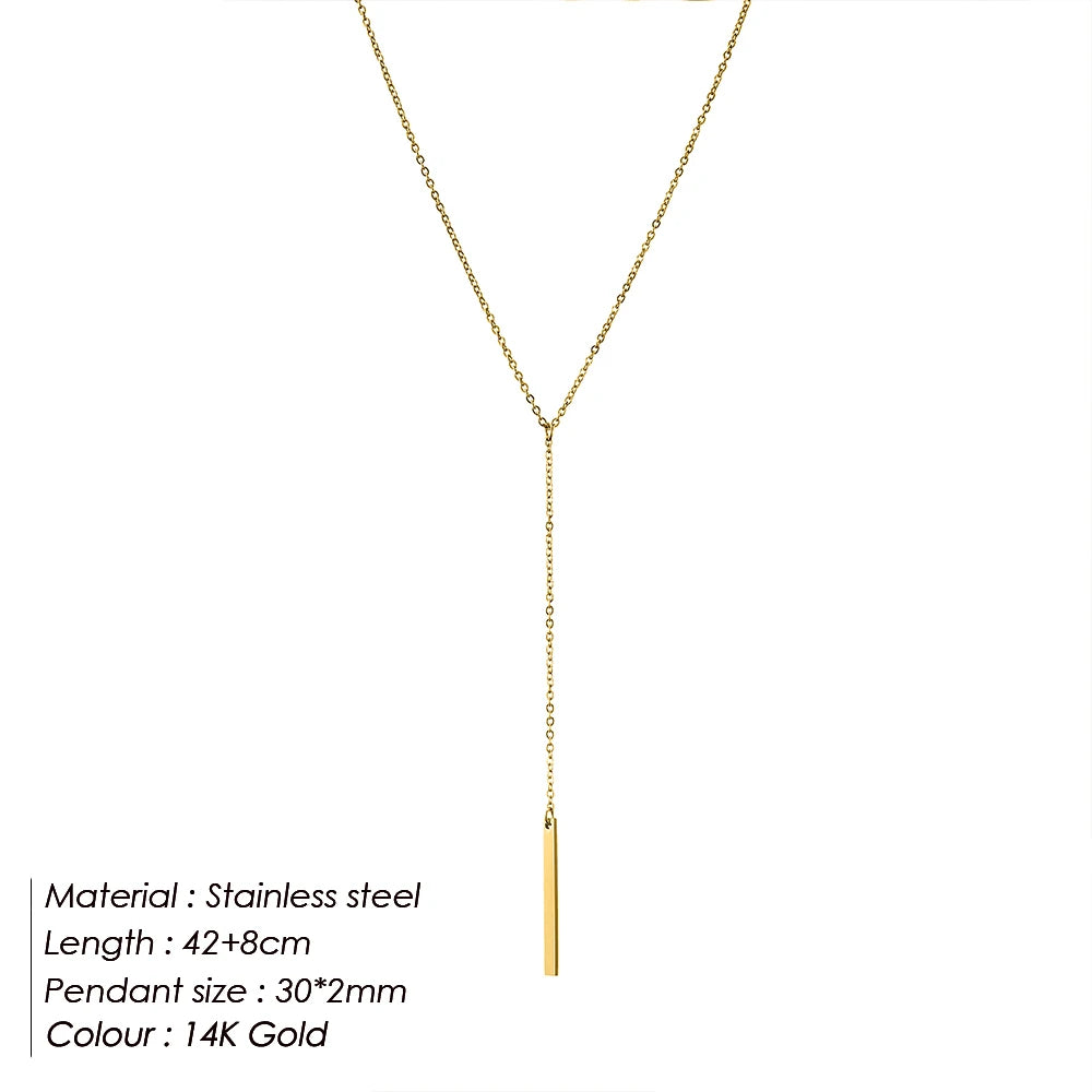 The Drop Bar Necklace