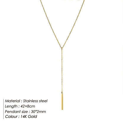 The Drop Bar Necklace