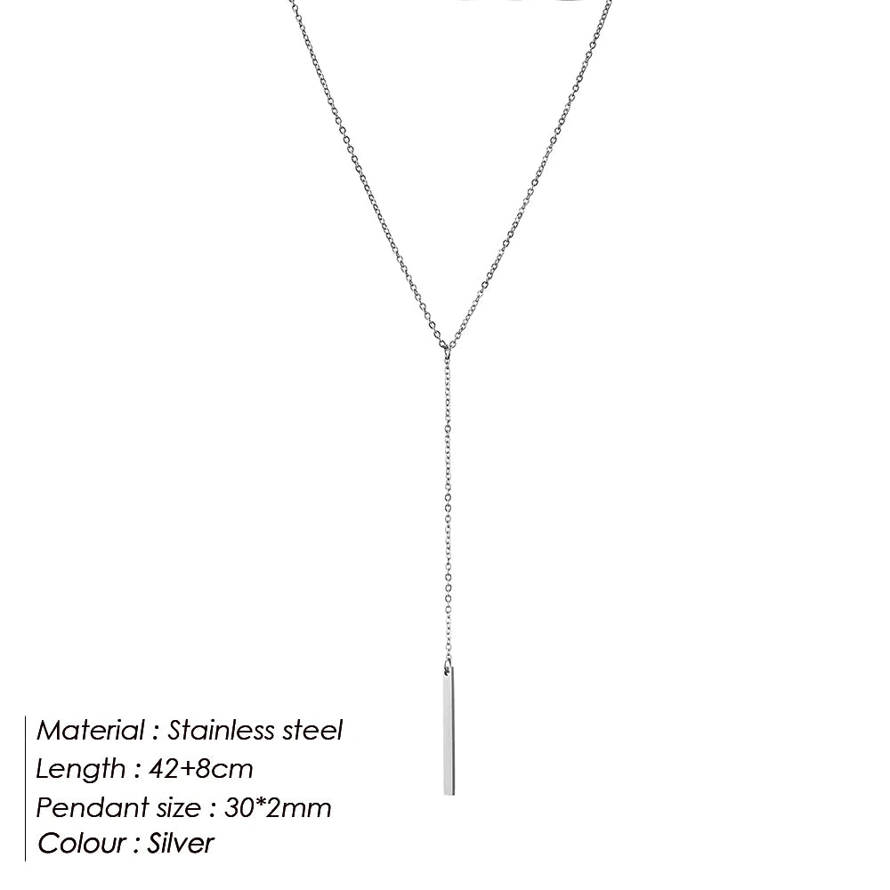 The Drop Bar Necklace