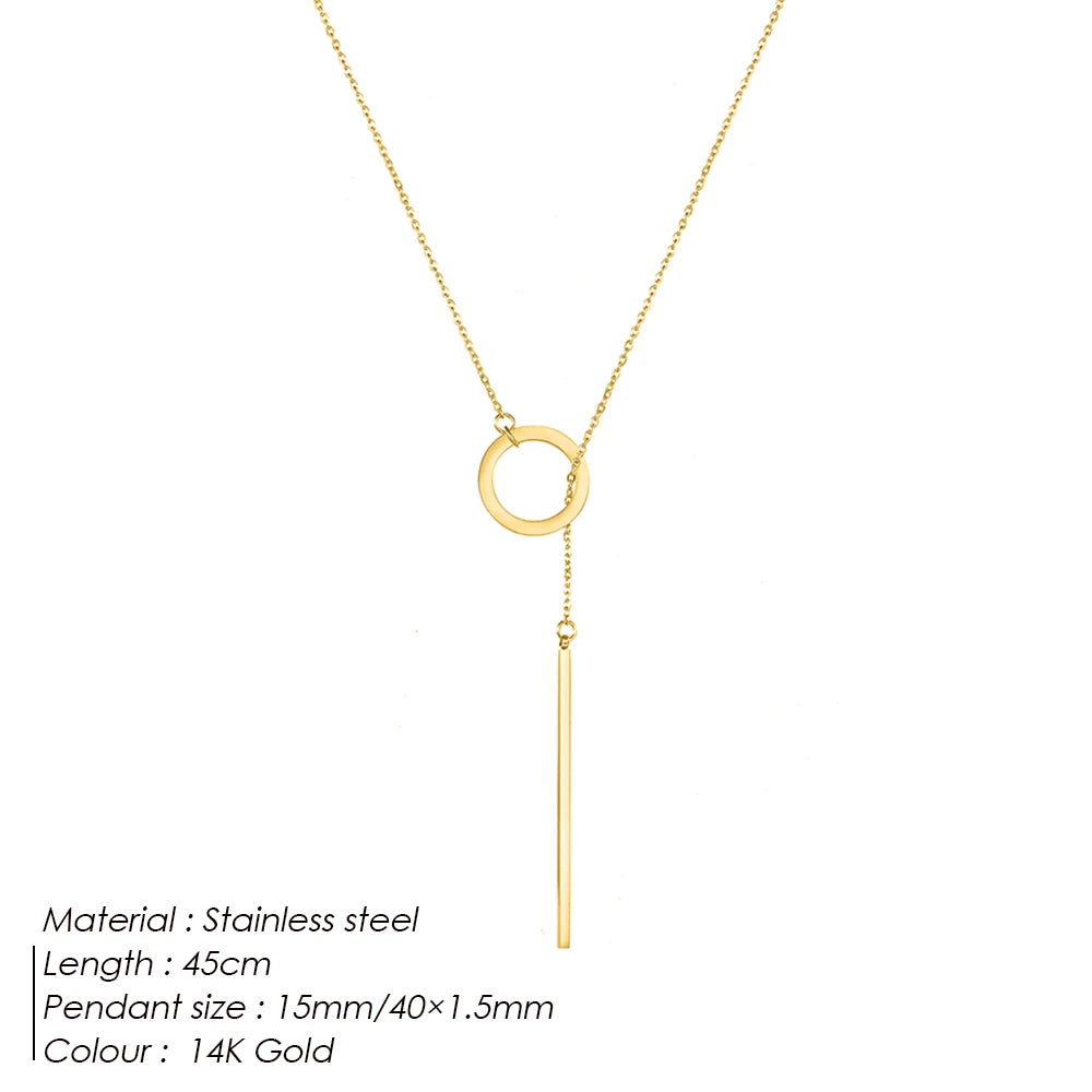 Ring Drop Necklace