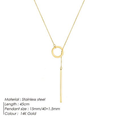 Ring Drop Necklace
