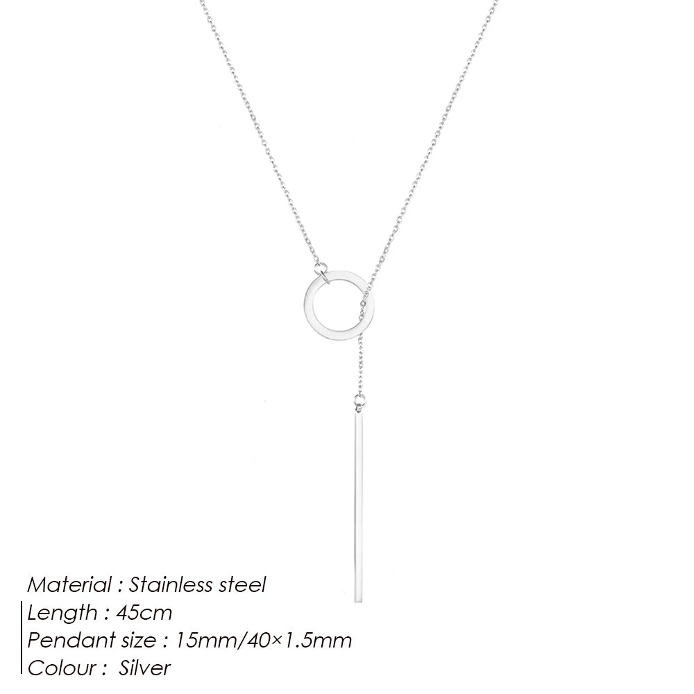 Ring Drop Necklace