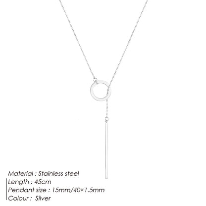 Ring Drop Necklace