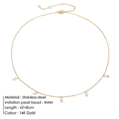 The Estelle Pearl Charm Necklace