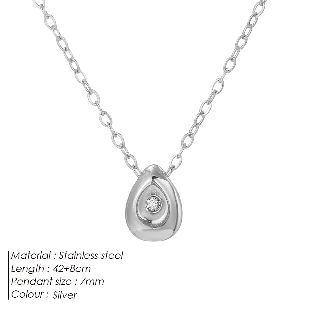 Teardrop Pendant Necklace