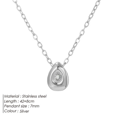 Teardrop Pendant Necklace